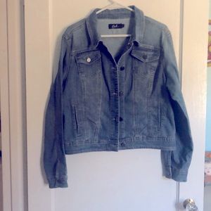 Earl jeans jean jacket. Size Large